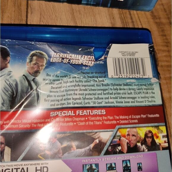 Escape Plan & Escape Plan 2 Hades Movies [ Blu-Ray / DVD / Digital ] - Picture 6 of 6